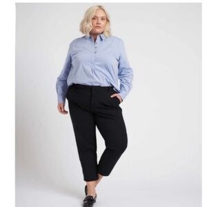 Universal Standard‎ Cigarette Pants in Black Style USPA0258 size 4xs